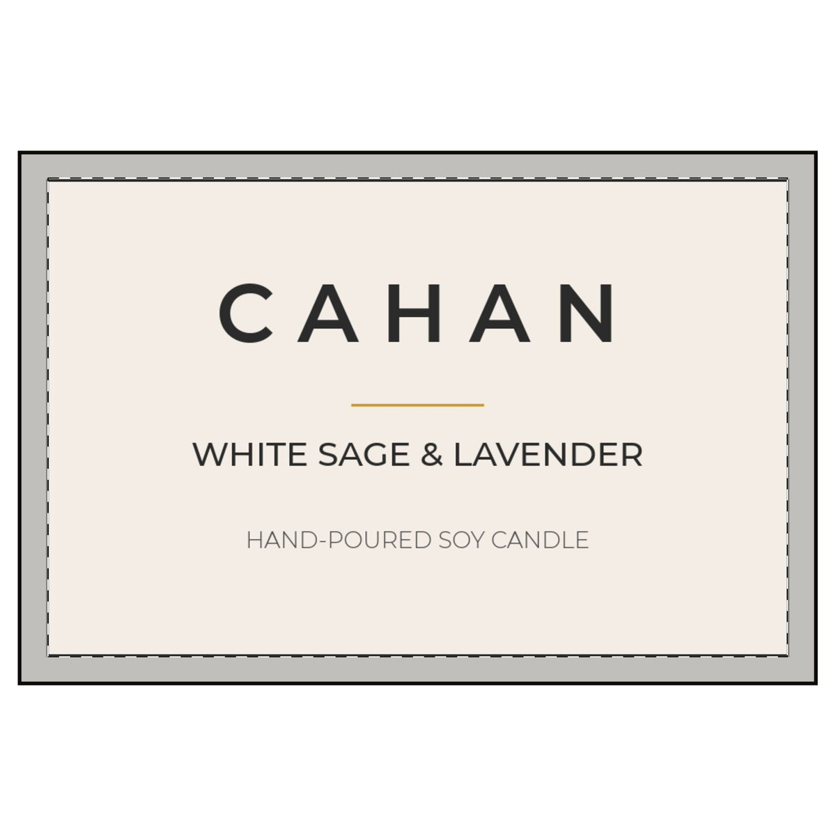 CAHAN Soy Candle Duo Gift Set – Two 9 oz Candles