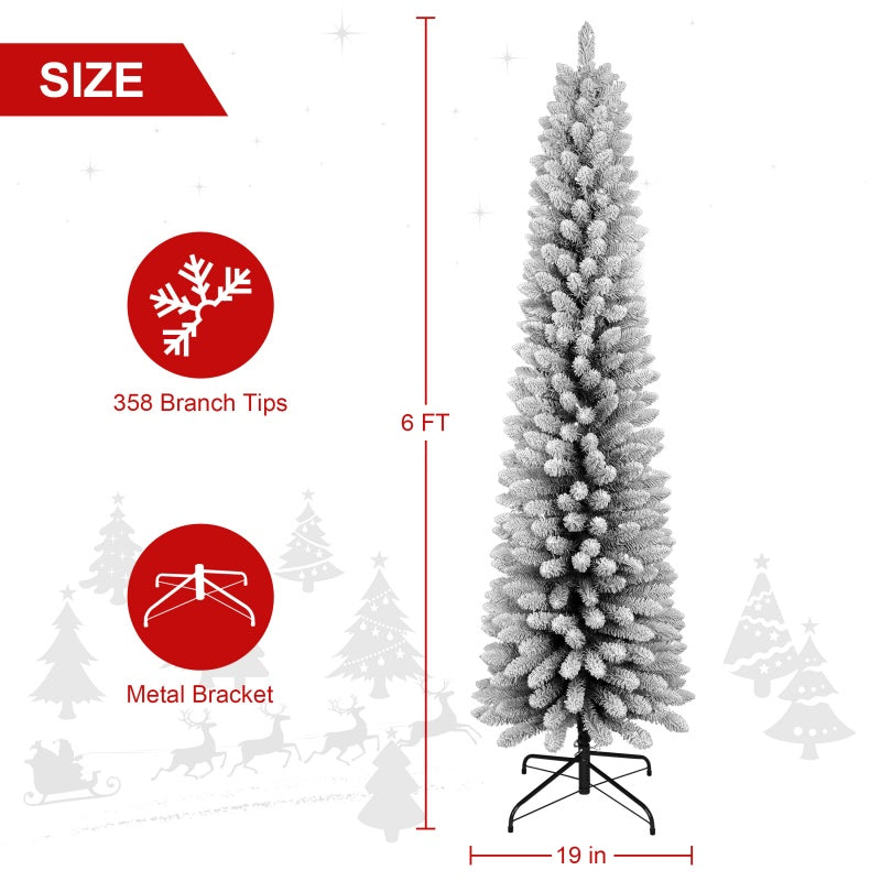6 ft tall, 358 branch tips, 19 in base