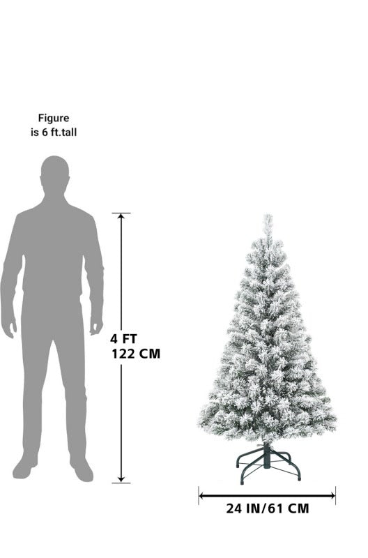 Size guide: 4 ft tall, 24 in wide