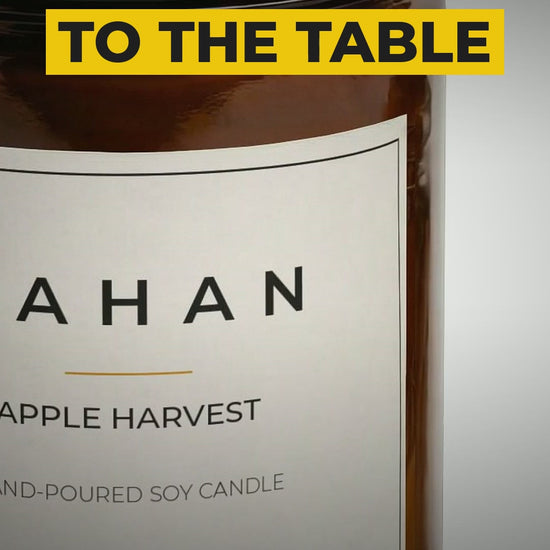 cahan harvest candle wick trimmer gift set 9 oz apple harvest video