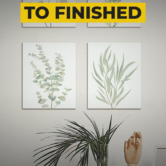 sage botanical canvas wall art set of 4 video
