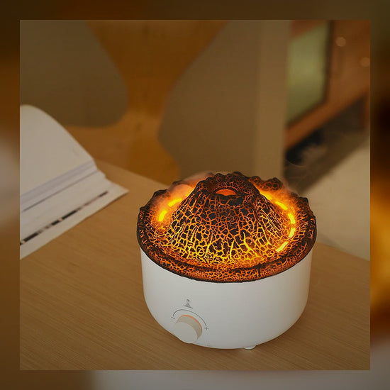 volcano flame aroma diffuser video