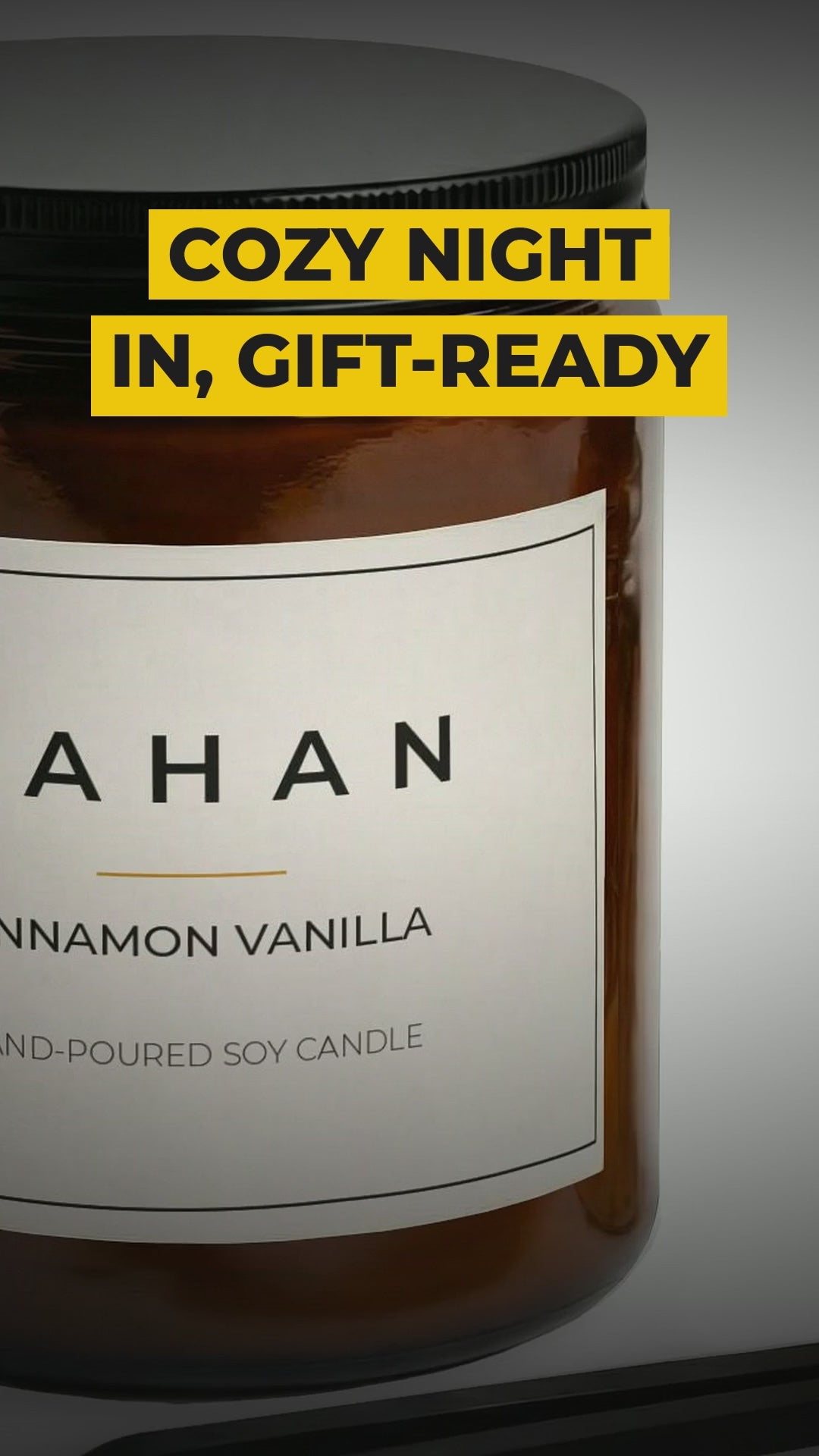 cahan cozy candle wick trimmer gift set 9 oz cinnamon vanilla video