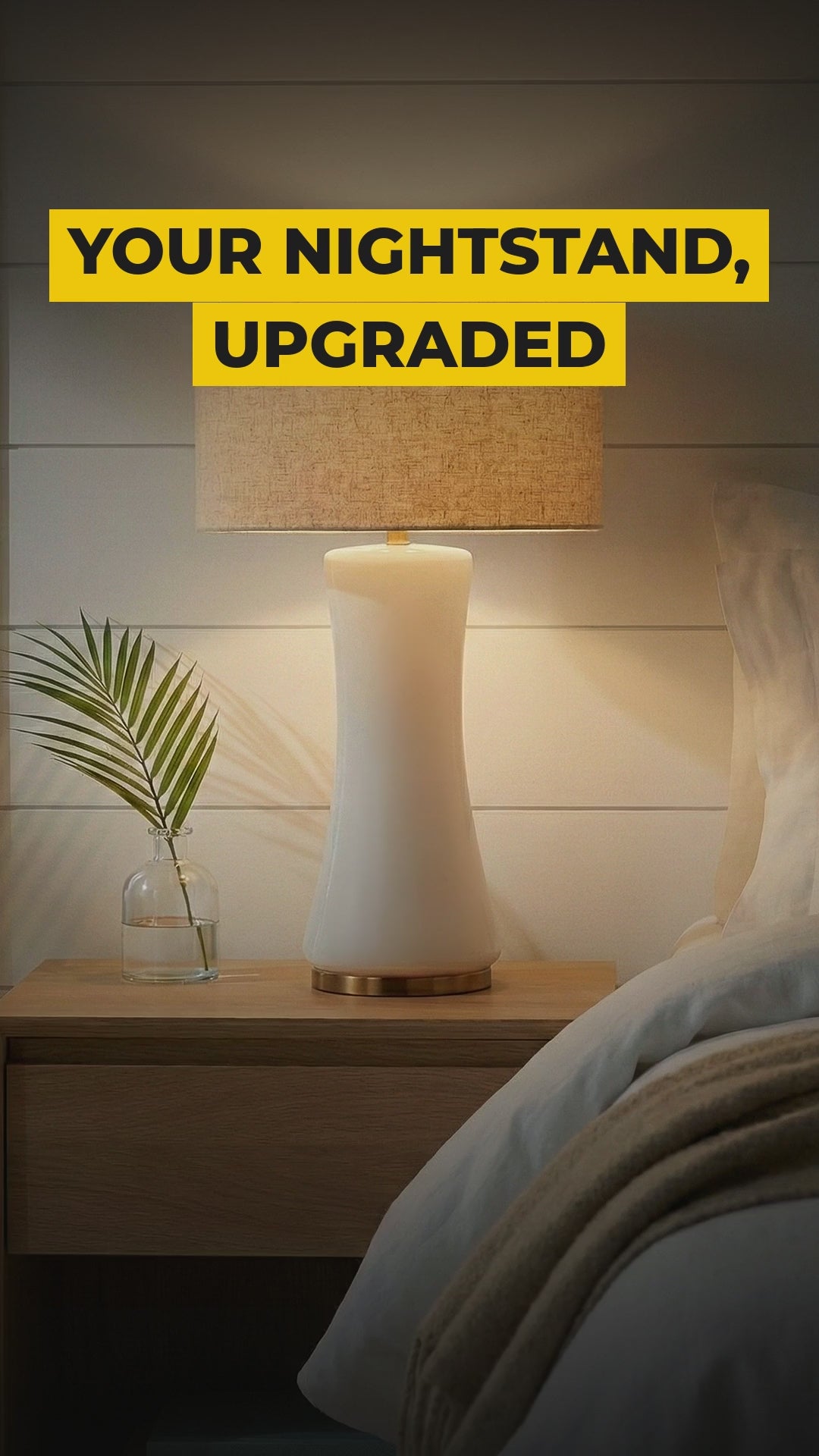Cascade glass table lamp video