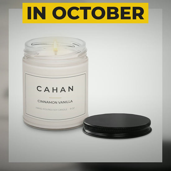 cahan scented soy candle 9 oz cinnamon vanilla video