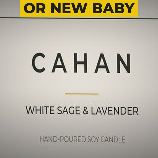 cahan new beginnings comfort gift box 11 oz soy candle soft blanket lounge socks video