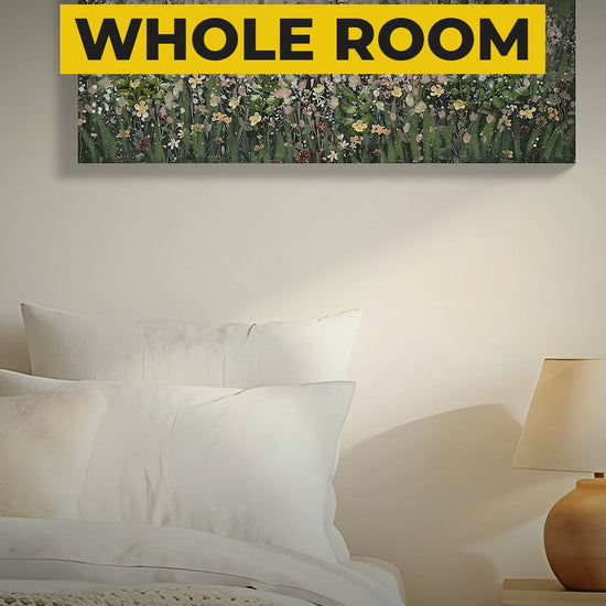 vintage wildflower meadow canvas wall art 24x36 video