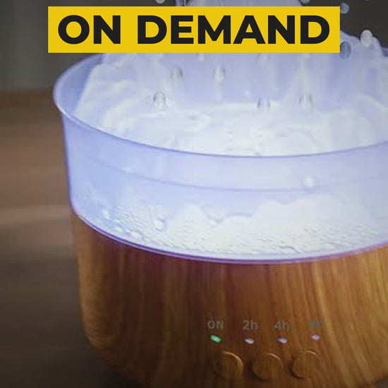 rain cloud aroma diffuser video