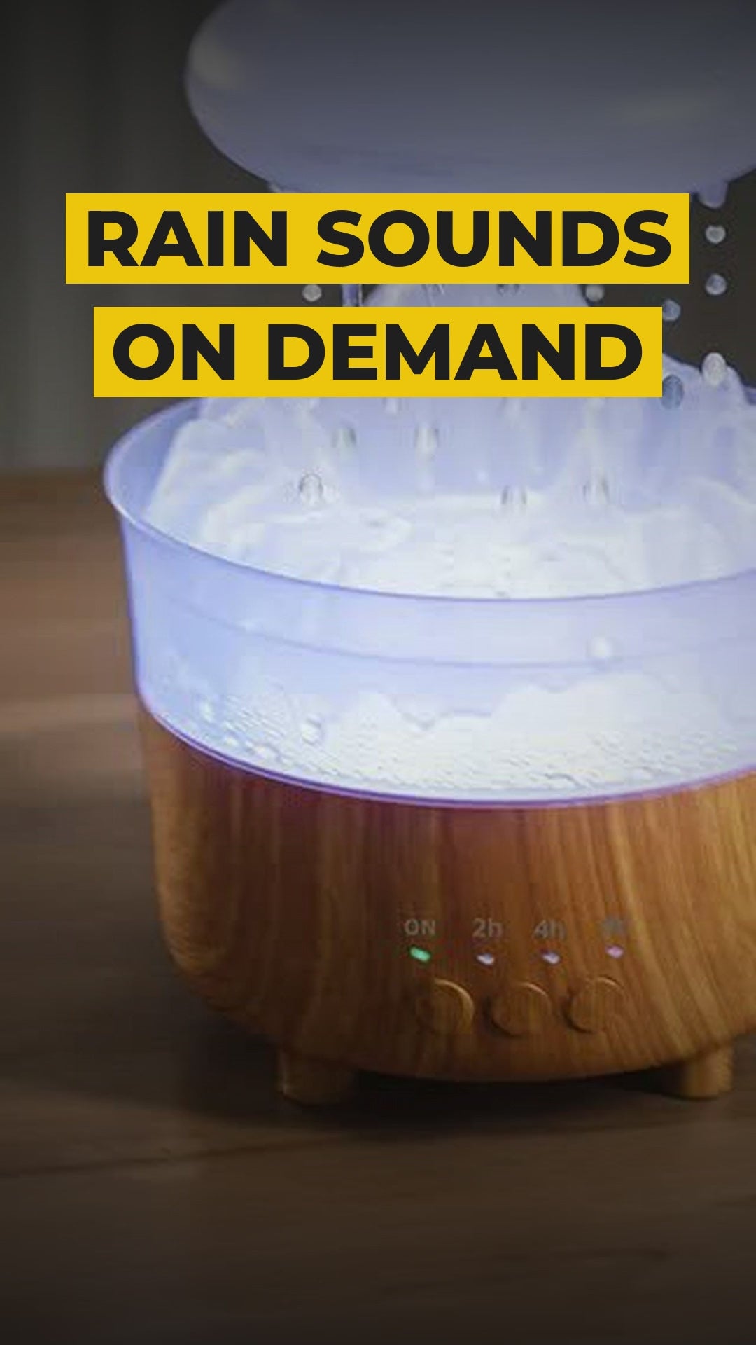 rain cloud aroma diffuser video