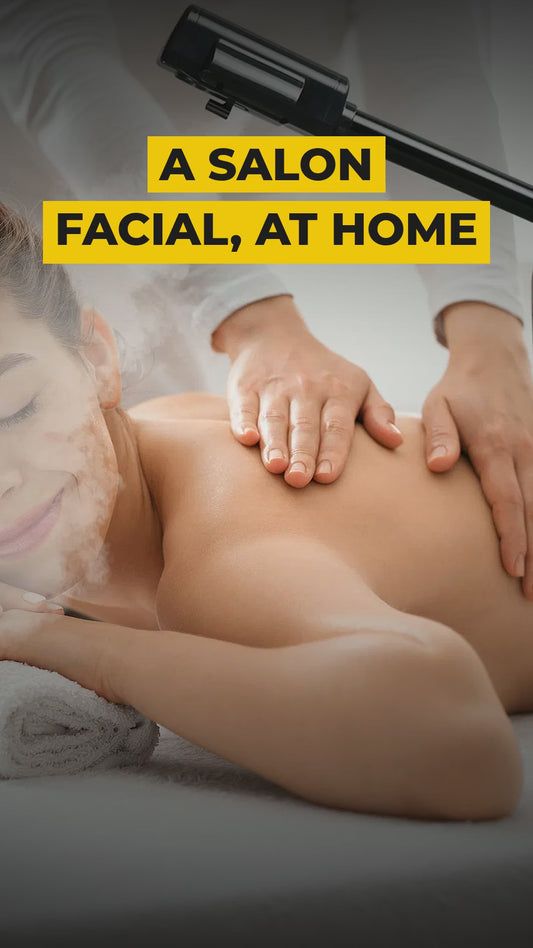 facial steamer magnifying lamp stand video